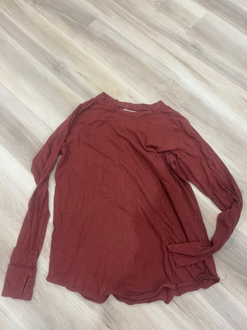 We the free women’s large long sleeve cotton shirt